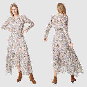 Maje Rangley Scarf Dress